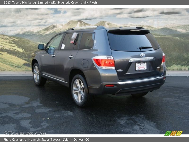 Magnetic Gray Metallic / Ash 2013 Toyota Highlander Limited 4WD