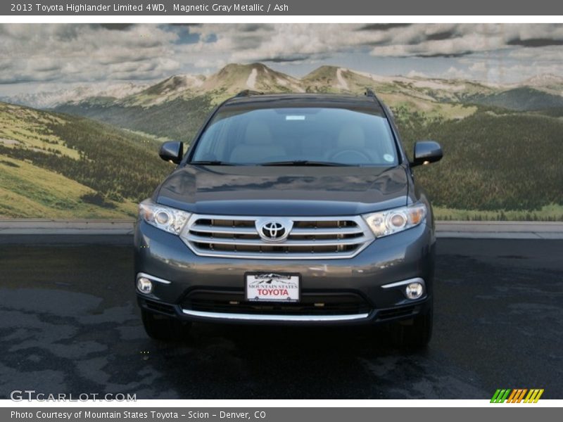 Magnetic Gray Metallic / Ash 2013 Toyota Highlander Limited 4WD