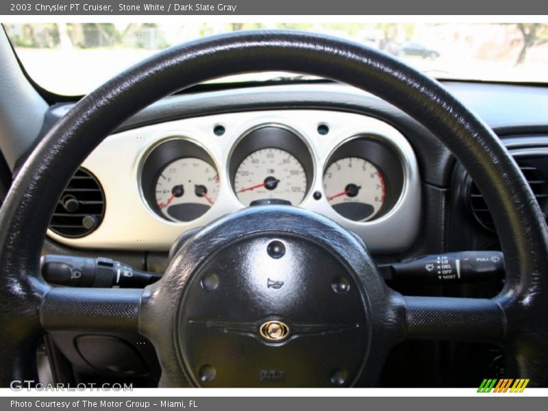 Stone White / Dark Slate Gray 2003 Chrysler PT Cruiser