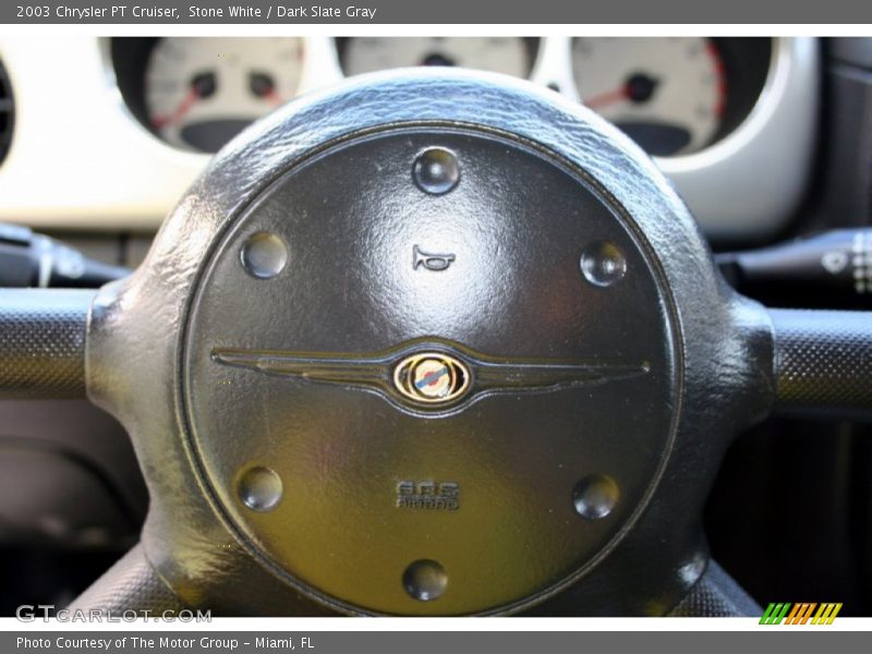 Stone White / Dark Slate Gray 2003 Chrysler PT Cruiser