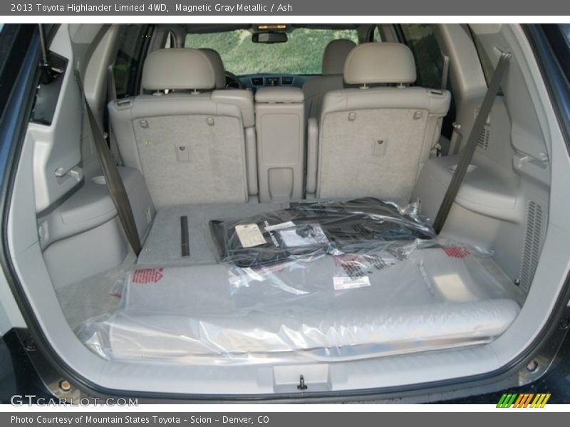 Magnetic Gray Metallic / Ash 2013 Toyota Highlander Limited 4WD