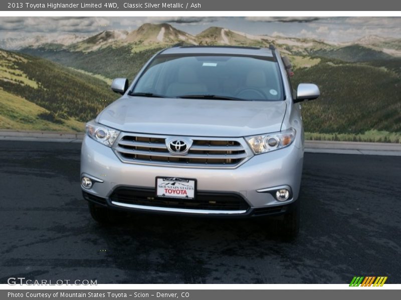 Classic Silver Metallic / Ash 2013 Toyota Highlander Limited 4WD