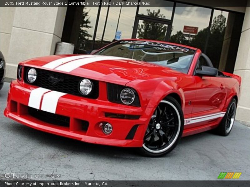 Front 3/4 View of 2005 Mustang Roush Stage 1 Convertible