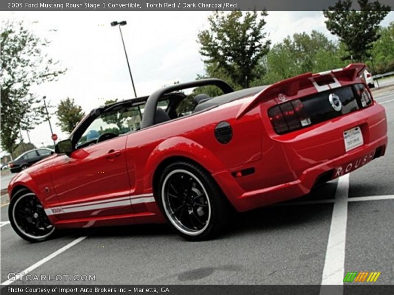 Torch Red / Dark Charcoal/Red 2005 Ford Mustang Roush Stage 1 Convertible