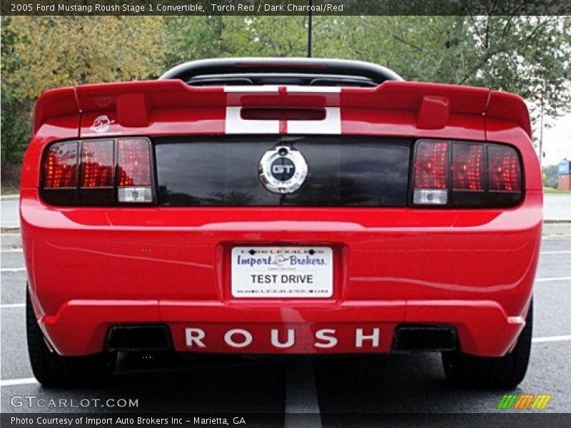 Torch Red / Dark Charcoal/Red 2005 Ford Mustang Roush Stage 1 Convertible