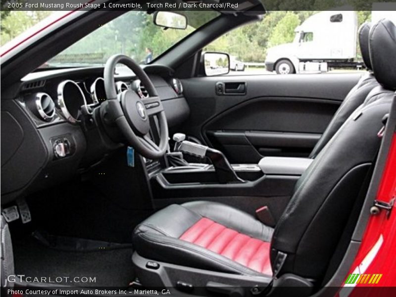  2005 Mustang Roush Stage 1 Convertible Dark Charcoal/Red Interior