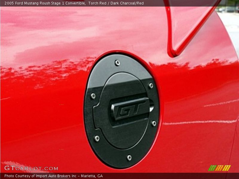 Torch Red / Dark Charcoal/Red 2005 Ford Mustang Roush Stage 1 Convertible