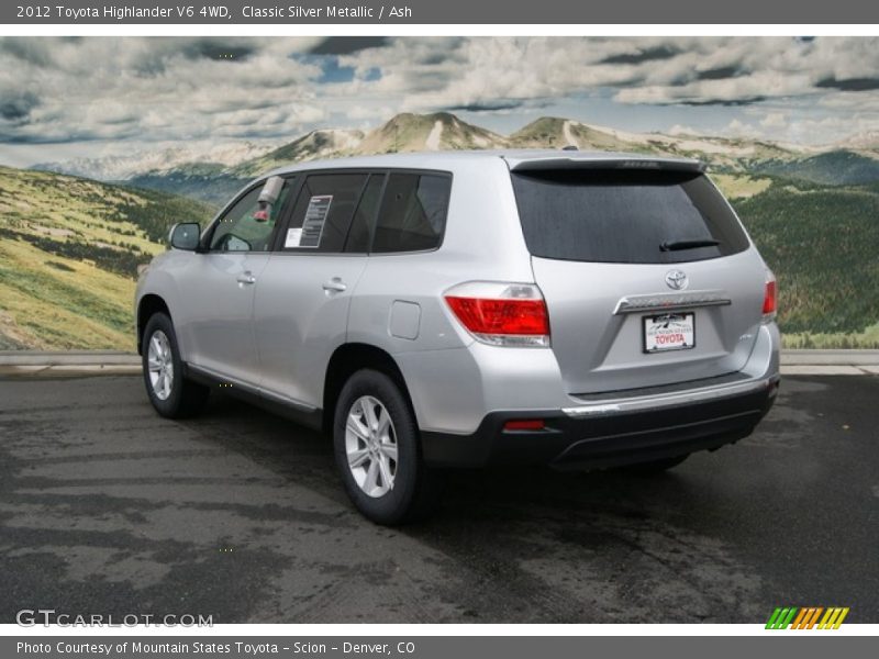 Classic Silver Metallic / Ash 2012 Toyota Highlander V6 4WD