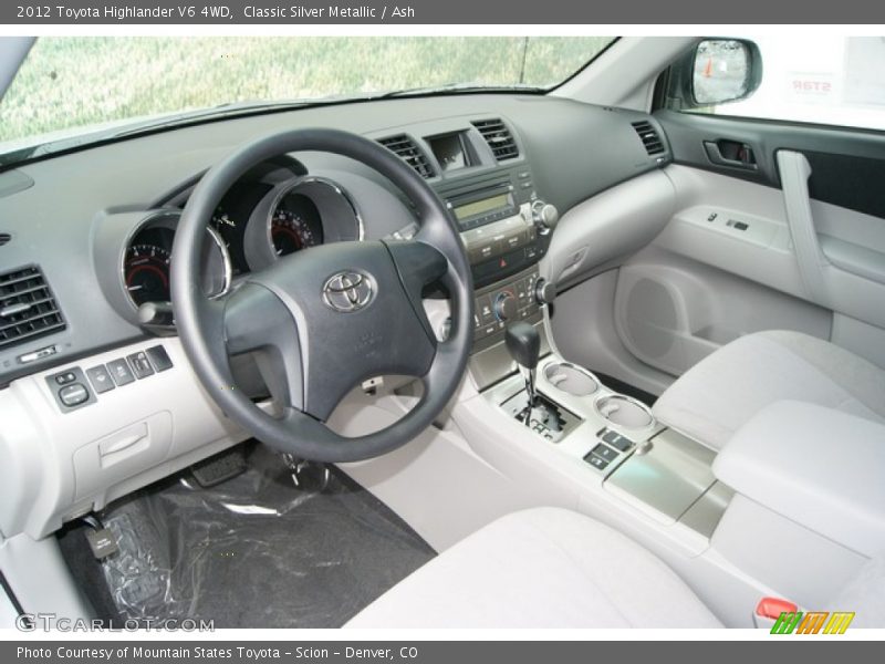 Classic Silver Metallic / Ash 2012 Toyota Highlander V6 4WD