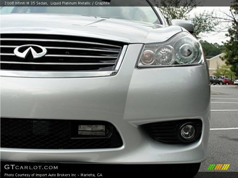 Liquid Platinum Metallic / Graphite 2008 Infiniti M 35 Sedan