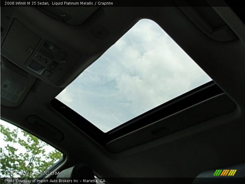 Liquid Platinum Metallic / Graphite 2008 Infiniti M 35 Sedan