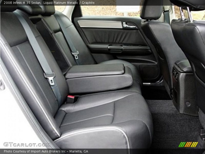 Liquid Platinum Metallic / Graphite 2008 Infiniti M 35 Sedan