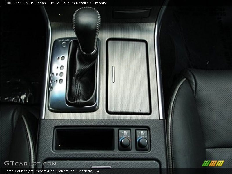 Liquid Platinum Metallic / Graphite 2008 Infiniti M 35 Sedan