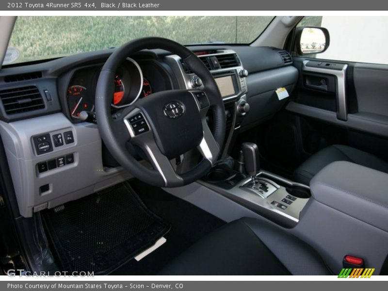Black / Black Leather 2012 Toyota 4Runner SR5 4x4