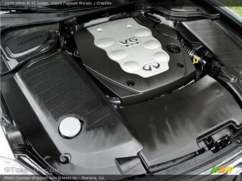 Liquid Platinum Metallic / Graphite 2008 Infiniti M 35 Sedan
