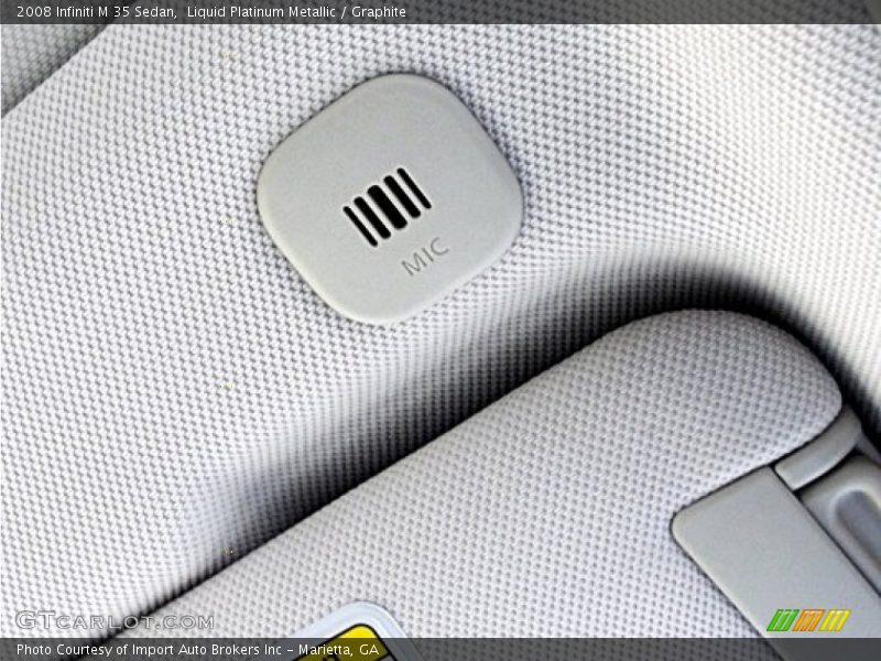 Liquid Platinum Metallic / Graphite 2008 Infiniti M 35 Sedan