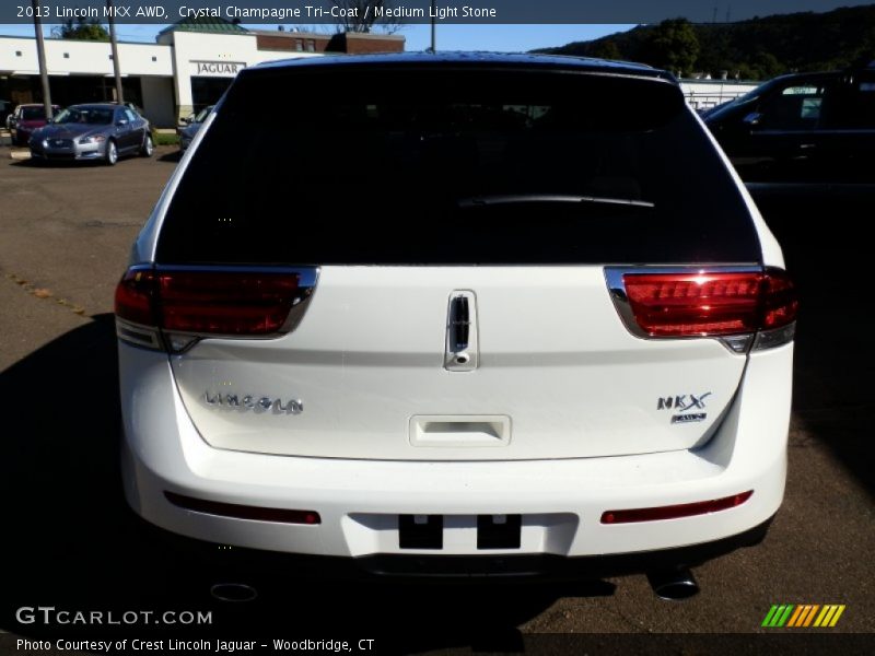 Crystal Champagne Tri-Coat / Medium Light Stone 2013 Lincoln MKX AWD