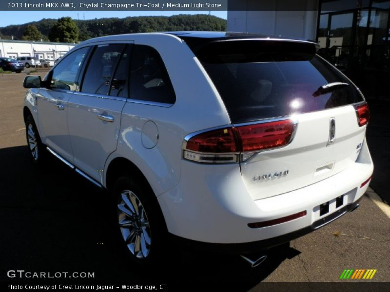 Crystal Champagne Tri-Coat / Medium Light Stone 2013 Lincoln MKX AWD