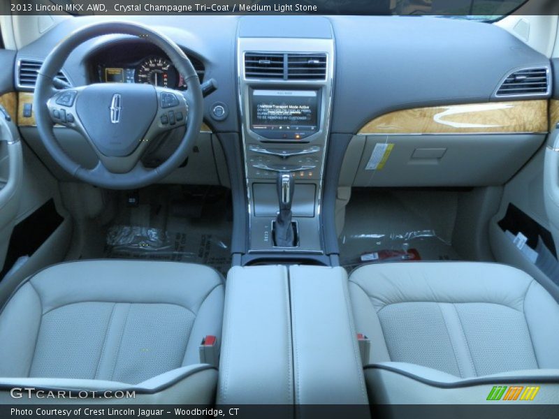Crystal Champagne Tri-Coat / Medium Light Stone 2013 Lincoln MKX AWD