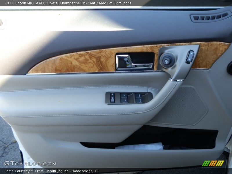 Crystal Champagne Tri-Coat / Medium Light Stone 2013 Lincoln MKX AWD