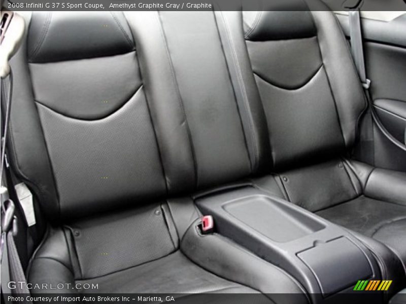 Amethyst Graphite Gray / Graphite 2008 Infiniti G 37 S Sport Coupe