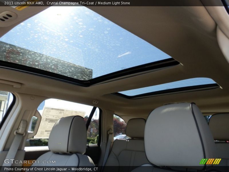 Crystal Champagne Tri-Coat / Medium Light Stone 2013 Lincoln MKX AWD