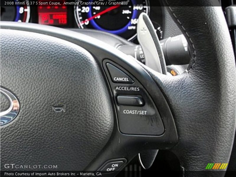 Controls of 2008 G 37 S Sport Coupe