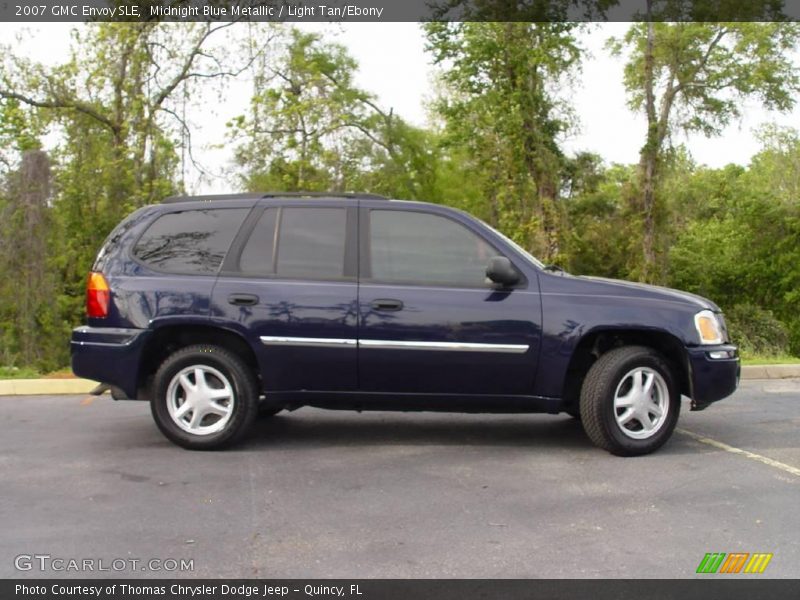 Midnight Blue Metallic / Light Tan/Ebony 2007 GMC Envoy SLE