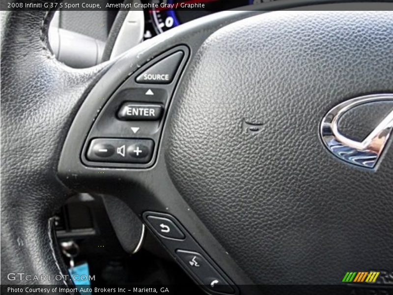 Controls of 2008 G 37 S Sport Coupe