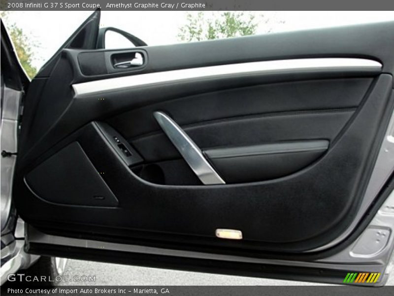 Amethyst Graphite Gray / Graphite 2008 Infiniti G 37 S Sport Coupe
