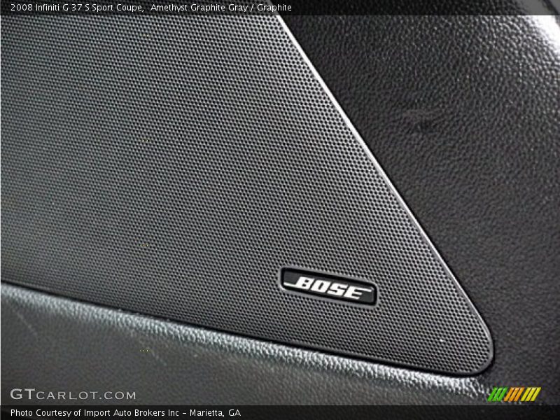 Amethyst Graphite Gray / Graphite 2008 Infiniti G 37 S Sport Coupe