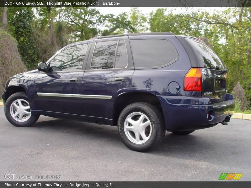 Midnight Blue Metallic / Light Tan/Ebony 2007 GMC Envoy SLE