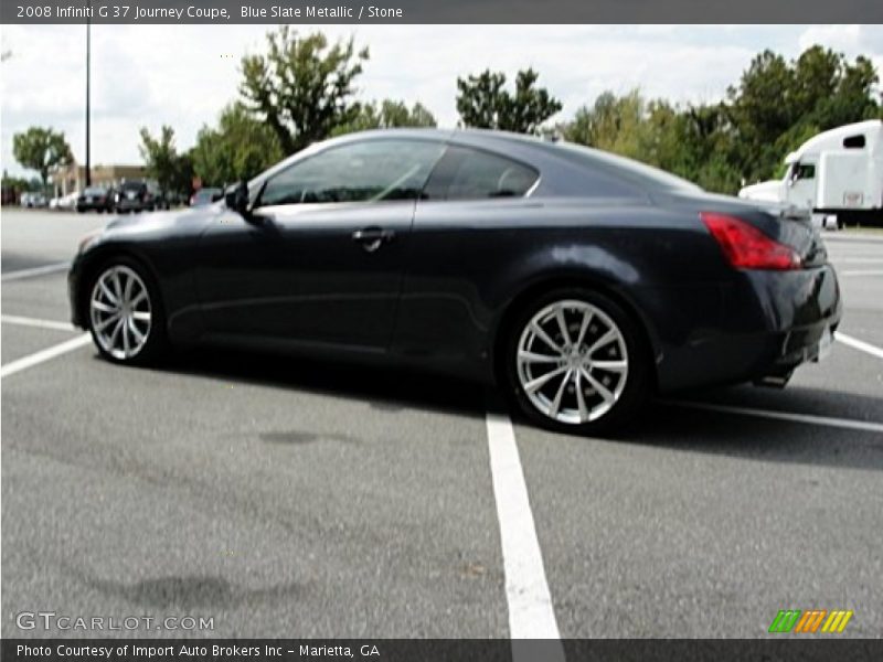 Blue Slate Metallic / Stone 2008 Infiniti G 37 Journey Coupe