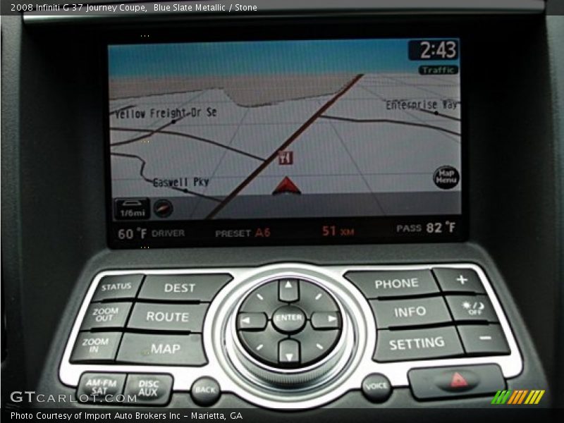 Navigation of 2008 G 37 Journey Coupe
