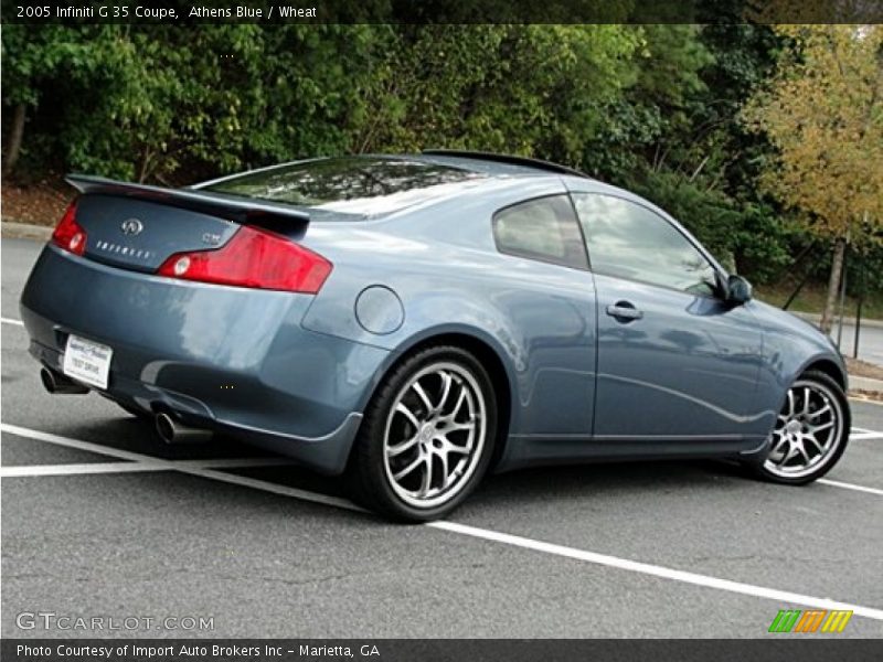 Athens Blue / Wheat 2005 Infiniti G 35 Coupe