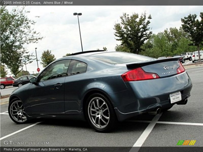 Athens Blue / Wheat 2005 Infiniti G 35 Coupe