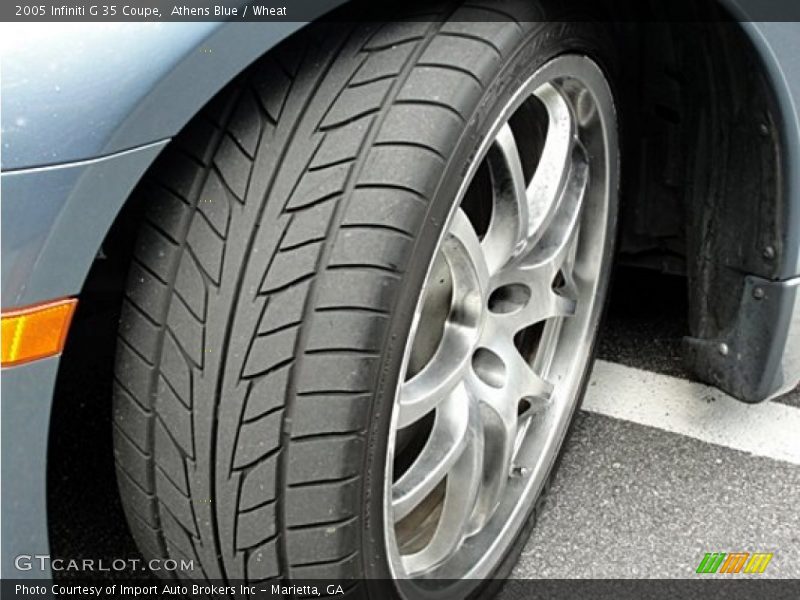 Athens Blue / Wheat 2005 Infiniti G 35 Coupe