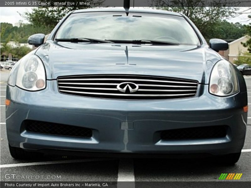 Athens Blue / Wheat 2005 Infiniti G 35 Coupe