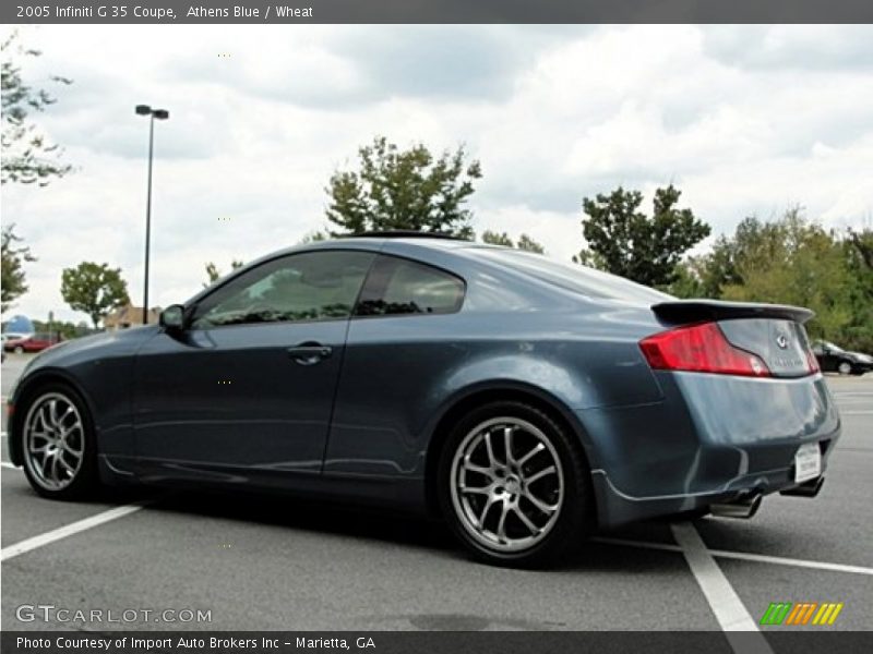 Athens Blue / Wheat 2005 Infiniti G 35 Coupe