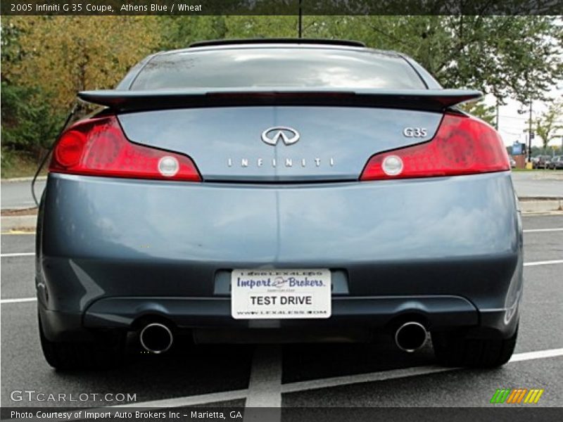 Athens Blue / Wheat 2005 Infiniti G 35 Coupe