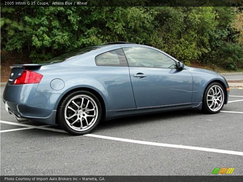 Athens Blue / Wheat 2005 Infiniti G 35 Coupe