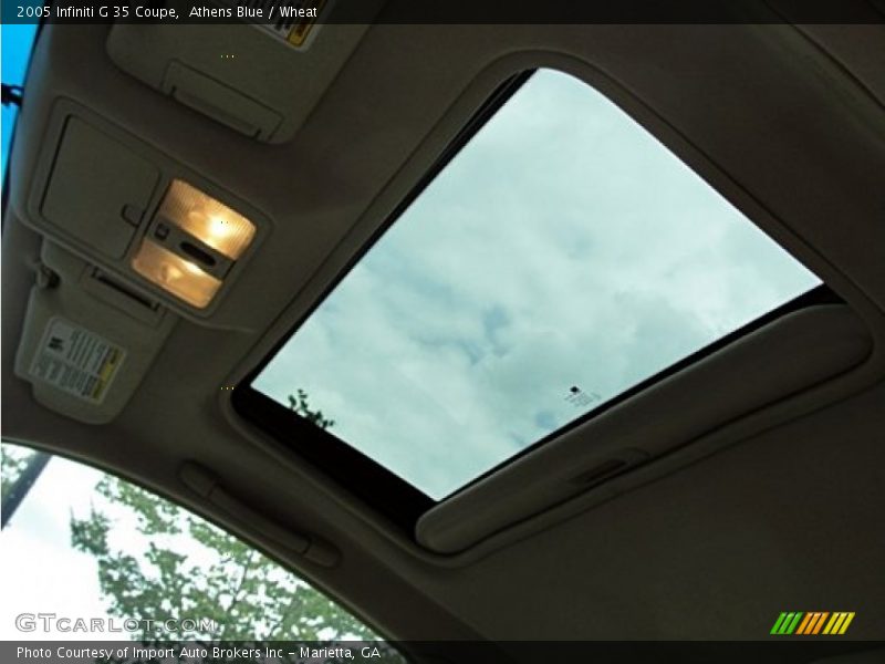 Athens Blue / Wheat 2005 Infiniti G 35 Coupe