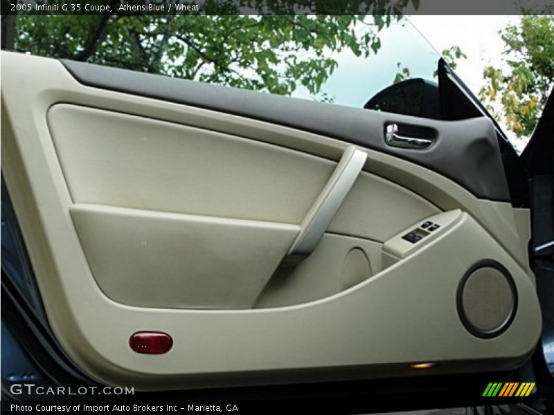 Athens Blue / Wheat 2005 Infiniti G 35 Coupe