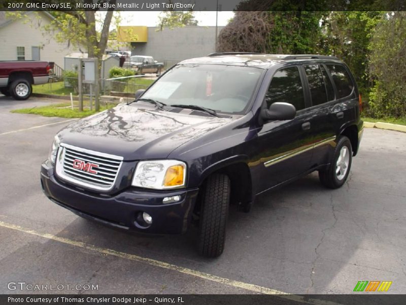 Midnight Blue Metallic / Light Tan/Ebony 2007 GMC Envoy SLE