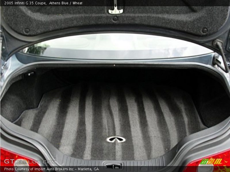 Athens Blue / Wheat 2005 Infiniti G 35 Coupe