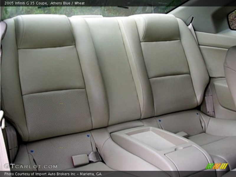 Athens Blue / Wheat 2005 Infiniti G 35 Coupe
