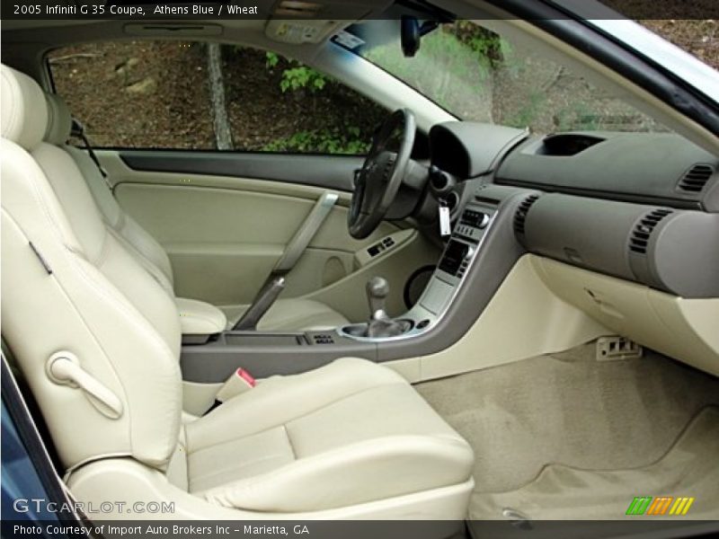 Athens Blue / Wheat 2005 Infiniti G 35 Coupe