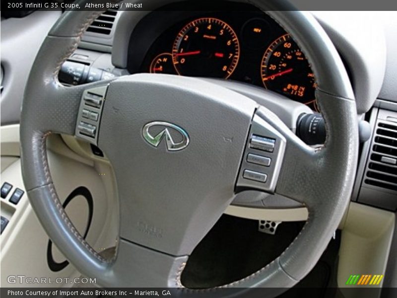 Athens Blue / Wheat 2005 Infiniti G 35 Coupe