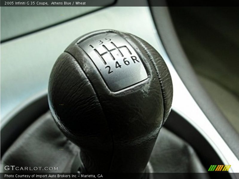 Athens Blue / Wheat 2005 Infiniti G 35 Coupe