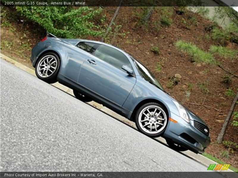 Athens Blue / Wheat 2005 Infiniti G 35 Coupe